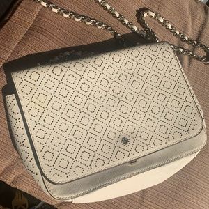 Tory Burch , white , silver trimming , generally wore